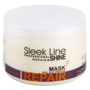 Stapiz Sleek Line Repair obnovující maska pro poškozené, chemicky ošetřené vlasy (A Systematic Use of the Mask Increases the Healthy, Beautiful Look and the Hair Condition.) 250 ml