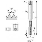 Bučovice Tools Závitník strojní M3x0,5 HSSE 2N přímá drážka PN8/1371(DIN371) - BU191-030 – Hledejceny.cz