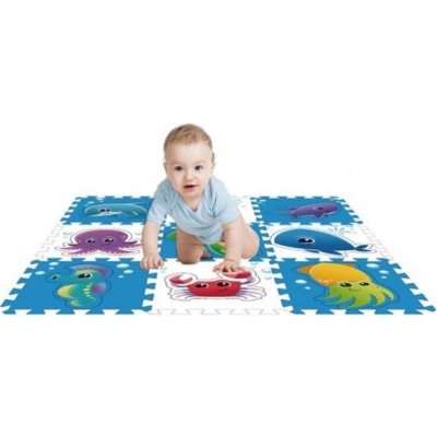 BABY Pěnové puzzle Mořský svět 9 ks – Zboží Mobilmania