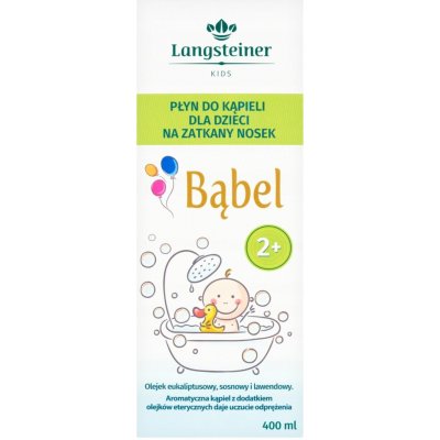Langsteiner Kids Bublinková tekutina do koupele pro děti na ucpaný nos 400 ml – Zboží Dáma