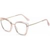 Počítačové brýle Techsuit Reflex Metal Cat Eye WD605-N6 růžové