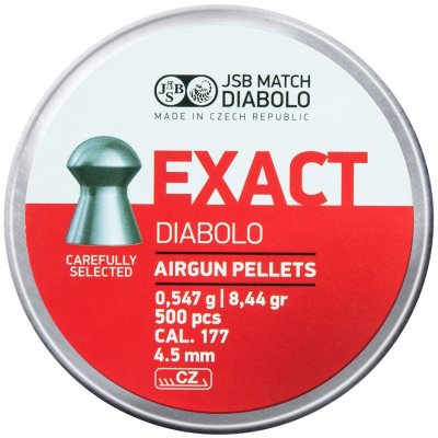 JSB Diabolo Exact - 0,547g / 8,44gr / 4,510 mm / 500 kusů diabolek – Zbozi.Blesk.cz
