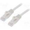 síťový kabel Gembird PP6U-1M Patch, U/UTP6, lanko, CCA, PVC, 1m, šedý