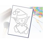 Radost v písku Šablona na pískování skřítek A4 210 x 297 mm – Zboží Mobilmania