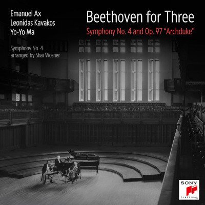 Yo-Yo Ma, Leonidas Kavakos & Emanuel Ax - Beethoven For Three - Symphony No. 4 and Op. 97 Archduke CD – Zbozi.Blesk.cz