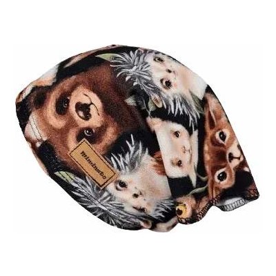Dětský šátek na hlavu zvířátka medvědi černá – Zboží Mobilmania