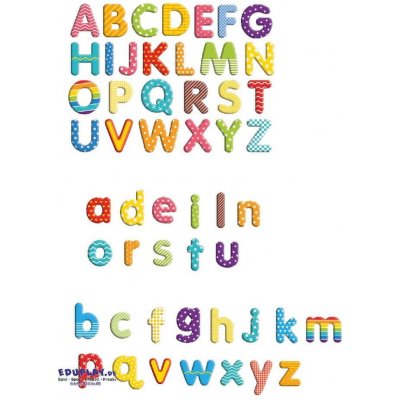 Eduplay magnetická písmenka – Zboží Dáma
