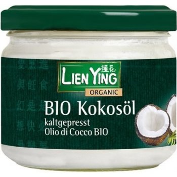 Lien Ying Bio kokosový olej za studená lisovaný vegan 240 ml