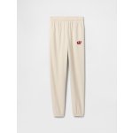 GAP dětské tepláky s logem béžová – Sleviste.cz