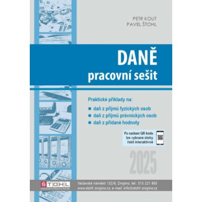 Daně - pracovní sešit 2025 - Pavel Štohl – Hledejceny.cz