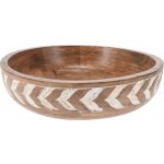 Koopman Miska s vyřezáváním, mangové dřevo, pr. 24 x 7 cm – Hledejceny.cz