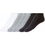 Livergy pánské nízké ponožky 7 párů bílá/šedá/černá – Zboží Mobilmania