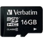 Verbatim microSDHC 16 GB UHS-I 44010 – Zboží Mobilmania