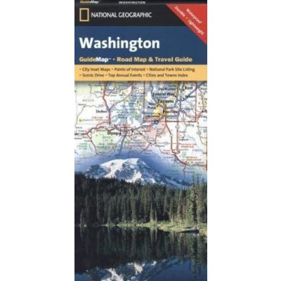 Washington USA cestovní mapa GPS komp. NGS – Sleviste.cz