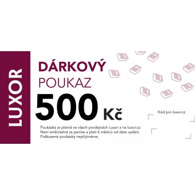 Dárková poukázka 500 Kč – Zbozi.Blesk.cz
