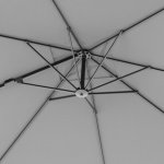 Hartman Náhradní vrchlík na kruhový slunečník Vision 350 cm Light grey – Hledejceny.cz