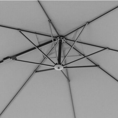 Hartman Náhradní vrchlík na kruhový slunečník Vision 350 cm Light grey – Hledejceny.cz