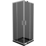 MEXEN/S Rio sprchový kout 70x70, grafit, chrom + vanička se sifonem 860-070-070-01-40-4070 – Hledejceny.cz