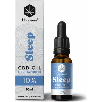 Happease Sleep CBD Olej Mountain River 10 % CBD 1000 mg 10 ml