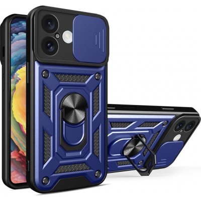 Hybrid Armor CAMSHIELD / odolné pouzdro / kryt 4v1 / pro Apple iPhone 16 Plus (6,7") modré – Zboží Mobilmania