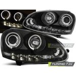 Tuning-Tec Přední čirá světla Volkswagen Golf V (2003 - 2009) - černé - Angel Eyes – Hledejceny.cz