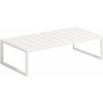 Kave Home Comova 114 x 60 cm Bílý kovový zahradní stolek – Hledejceny.cz
