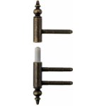 OTLAV dveřní závěs 221 15mm Varianta: komplet, Povrch: Matný nikl, Průměr: 15 mm – Zbozi.Blesk.cz