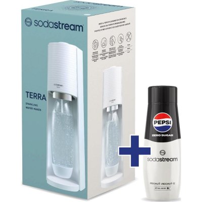 SodaStream Terra bílá + PEPSI pack – Zbozi.Blesk.cz