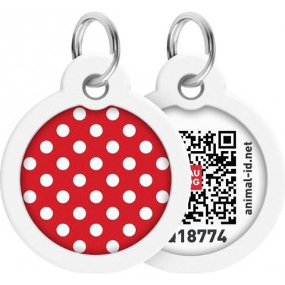 WA Smart ID známka 30 mm Polka Dots – Zboží Mobilmania