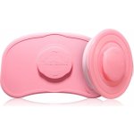 Twistshake Click mat Mini + Plate podložka s talířem Pastel Pink 2 ks – Zboží Dáma