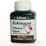 MedPharma Echinacea 100 mg + vitamín C + zinek 107 tablet – Hledejceny.cz