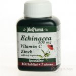 MedPharma Echinacea 100 mg + vit.C + zinek 107 tablet – Zboží Mobilmania