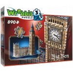 Wrebbit 3D puzzle Big Ben a Westminsterský palác 890 ks – Zboží Dáma