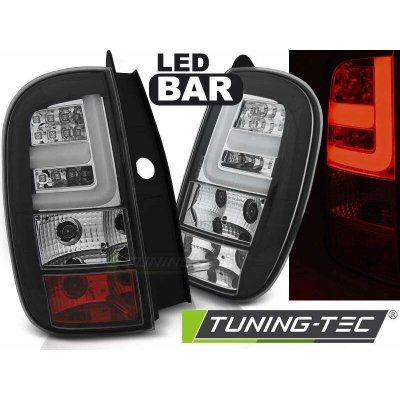 Zadní světla Dacia Duster 2010-, LED BAR, černé, LDDA05 – Hledejceny.cz
