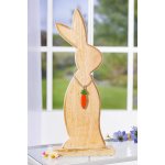Gilde Dřevěná dekorace zajíček Hugo, 50 cm – Hledejceny.cz
