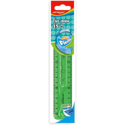 KeyRoad A660-2 Flexi pravítlko 15cm zelené – Sleviste.cz