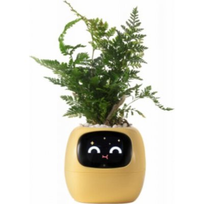 Inteligentní květináč PLANTSIO IVY žlutý – Sleviste.cz