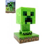 Stolní lampička Minecraft Creeper Icon Light 10cm na baterie zelené LED Světlo – Zboží Dáma