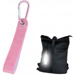 3M Reflexní přívěsek s karabinou - růžový – Sleviste.cz