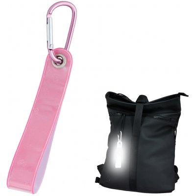 3M Reflexní přívěsek s karabinou - růžový – Sleviste.cz