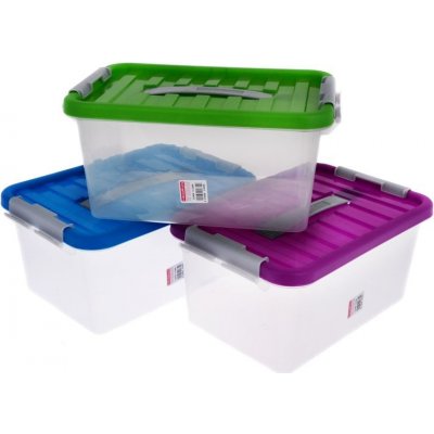 Heidrun box úložný s víkem a uchem 5L plast 29 x 19 x 14cm