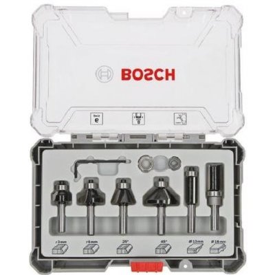 Bosch 6dílná sada frézovacích bitů 2607017469 – Zboží Dáma