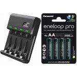 Nabíječka baterií AA/AAA Green Cell se 4x Eneloop Pro 2500 mAh – Zboží Živě