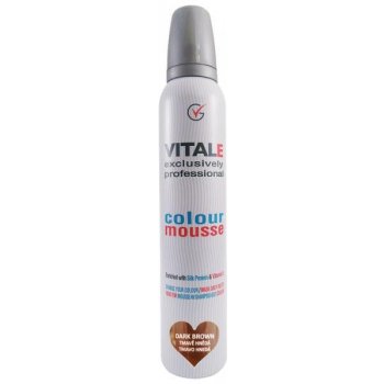 Vitale Tones barevné pěnové tužidlo Brown hnědá 200 ml