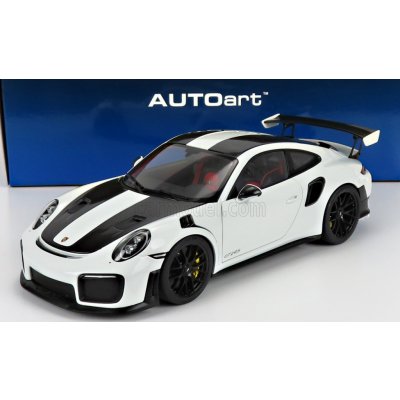 Autoart Porsche 911 991 2 Gt3 Rs Weissach Package 2019 Black Rims Bílá Černá 1:18 – Zbozi.Blesk.cz