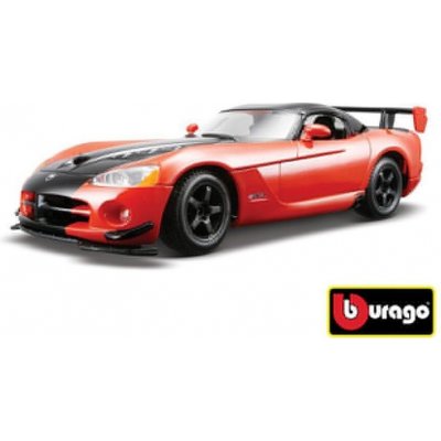 Bburago Dodge Viper SRT10 ACR červeno 18 22114 černá 1:24 – Zbozi.Blesk.cz