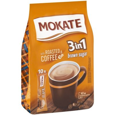 Mokate 3in1 Brown Sugar instantní káva 10 x 17 g – Zboží Dáma