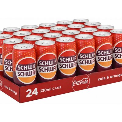 Schwip Schwap limonáda s příchutí koly a pomeranče 24 x 330 ml – Sleviste.cz
