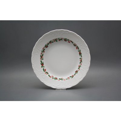 Bohemia Porcelán 1987 Talíř hluboký 24cm Opera Vánoční Cesmína KBB – Zboží Dáma