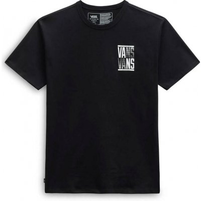 Vans pánské triko s krátkým rukávem OFF THE WALL STACKED TYPED SS Tee black – Zbozi.Blesk.cz